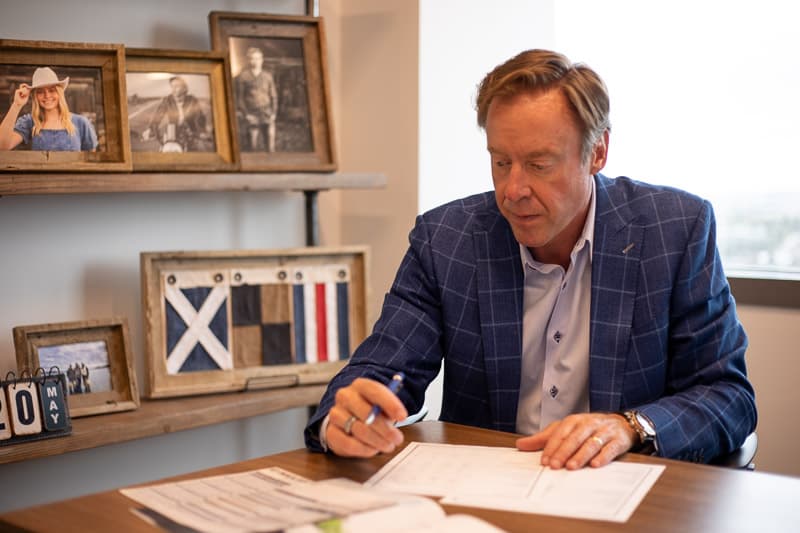 A Heirloom advisor reviewing a personalized financial plan with a client